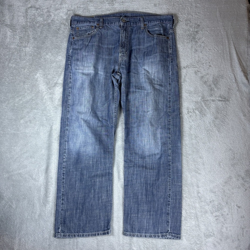 Levi's 569 Jeans Men 36x30 (Fits 38x30) Blue Loose Straight Leg Denim Streetwear